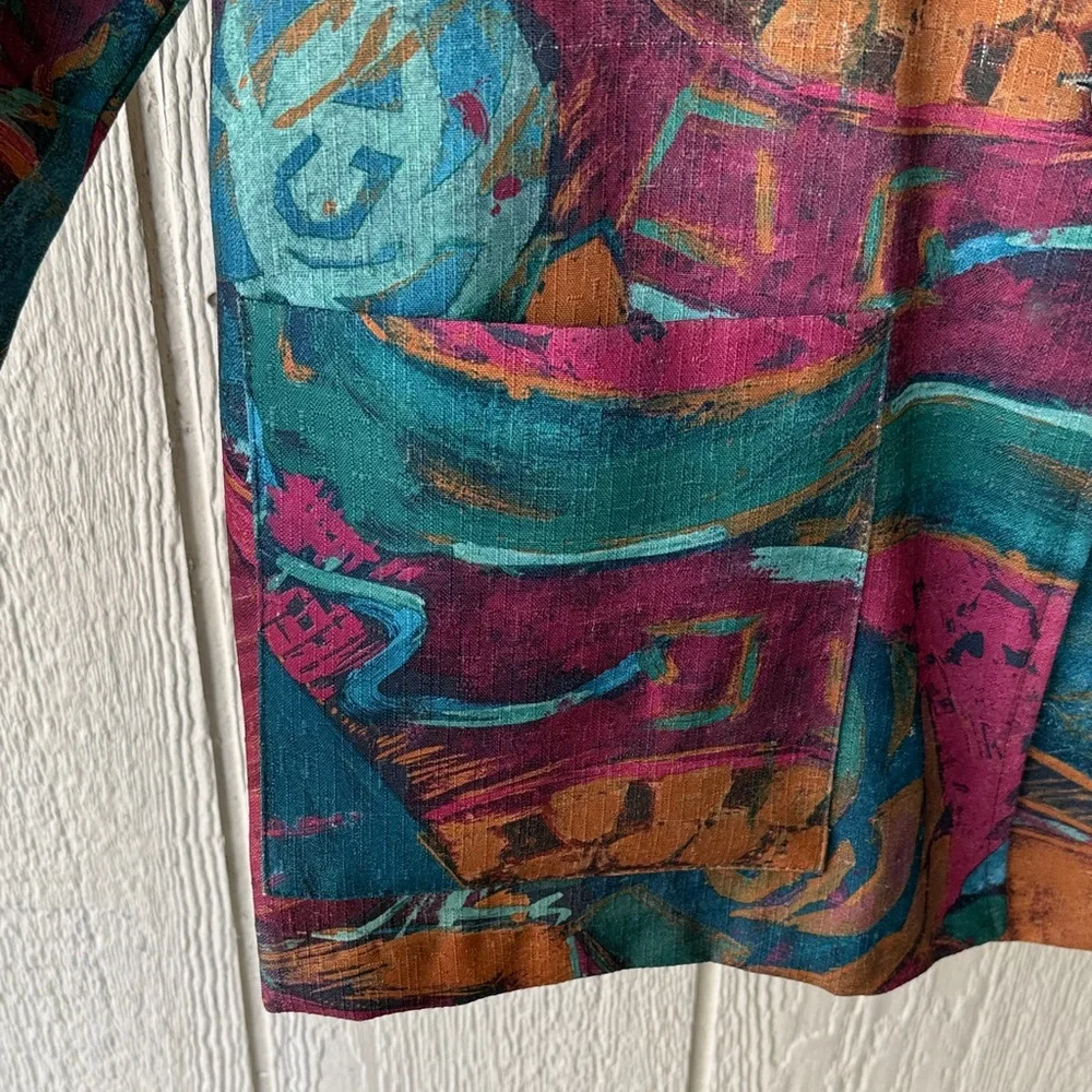 Vintage Abstract Women's Jacket